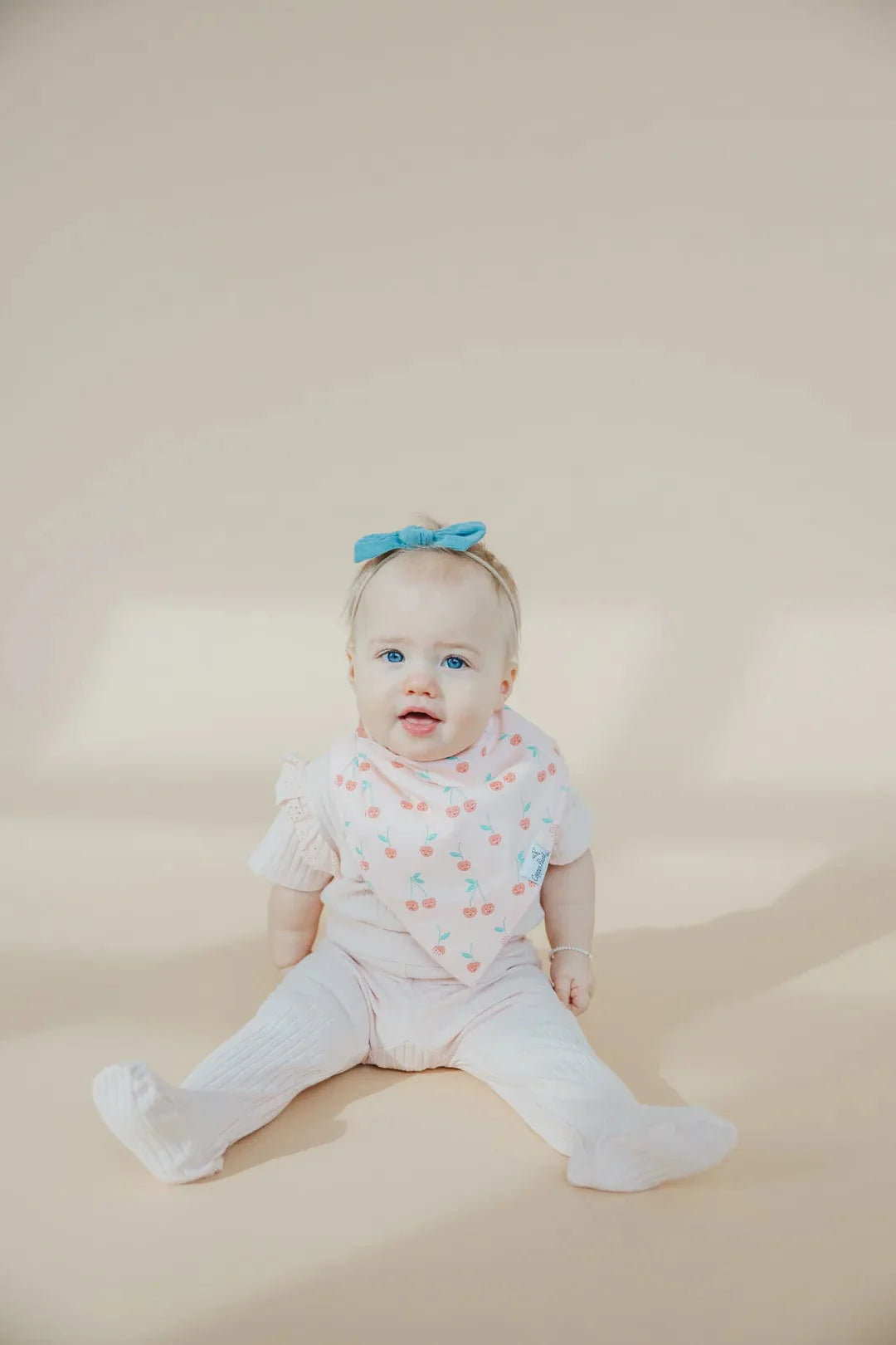 Copper Pearl Bib Cheery Bandana Bib Set (4-Pack)