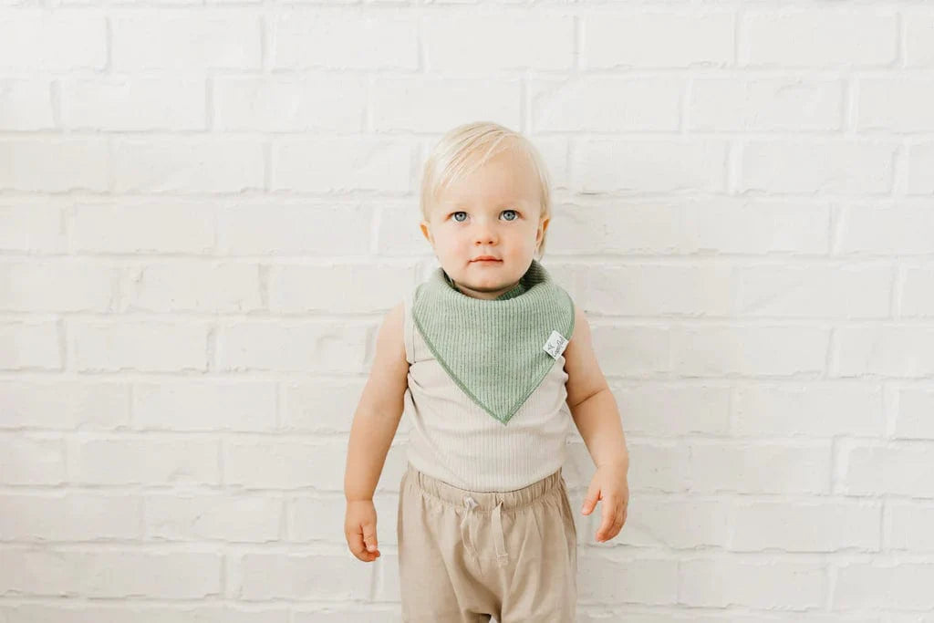 Copper Pearl Bib Peanut Baby Bandana Bib Set (4-pack)