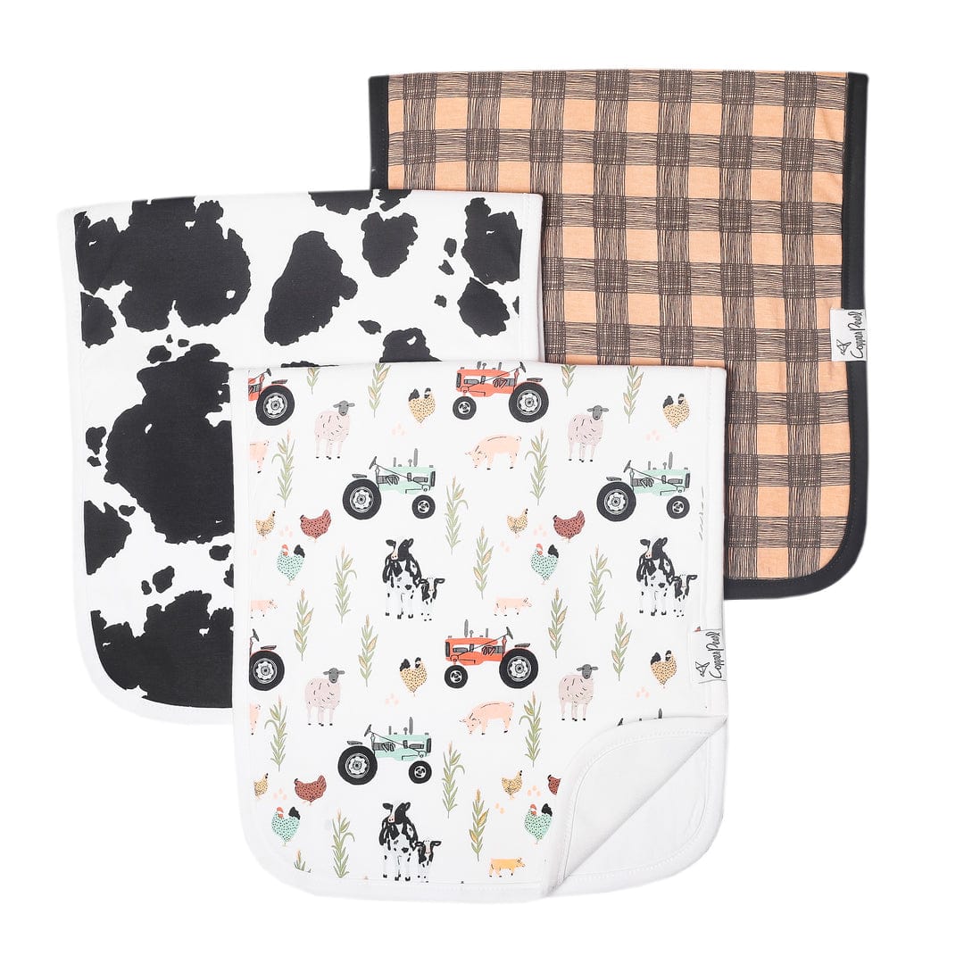 Copper Pearl Burp Cloth Jo Burp Cloth Set