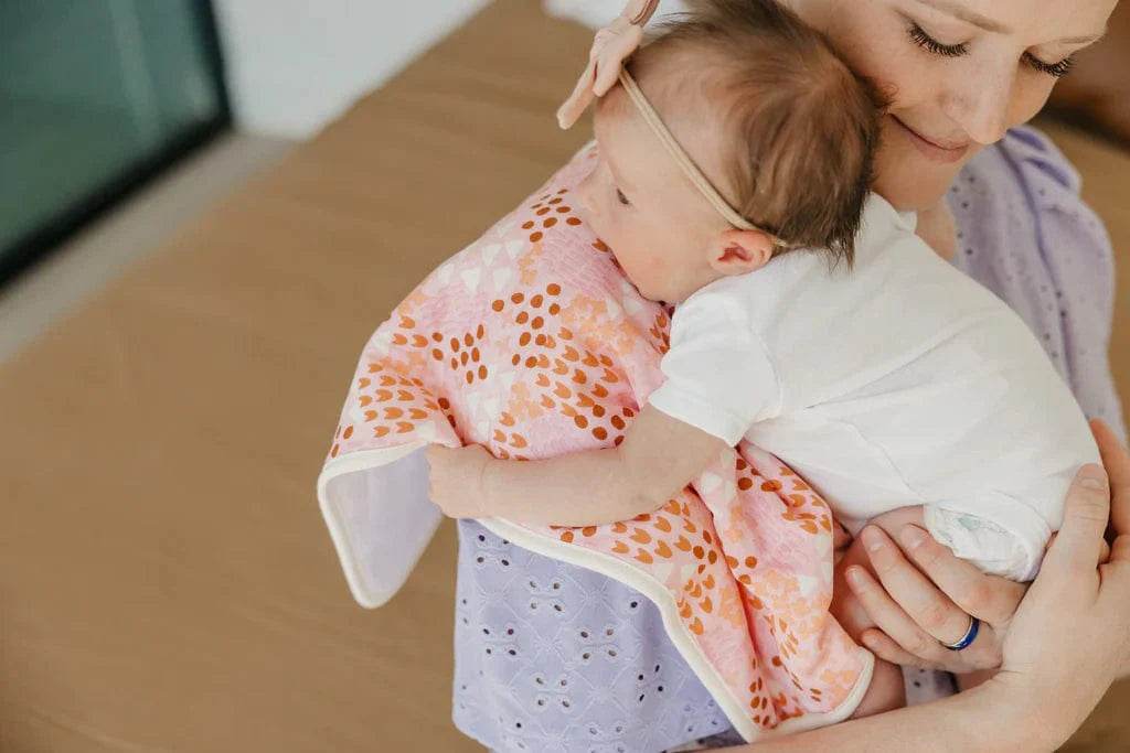 Copper Pearl Burp Cloth Rue Burp Cloth Set (3-Pack)