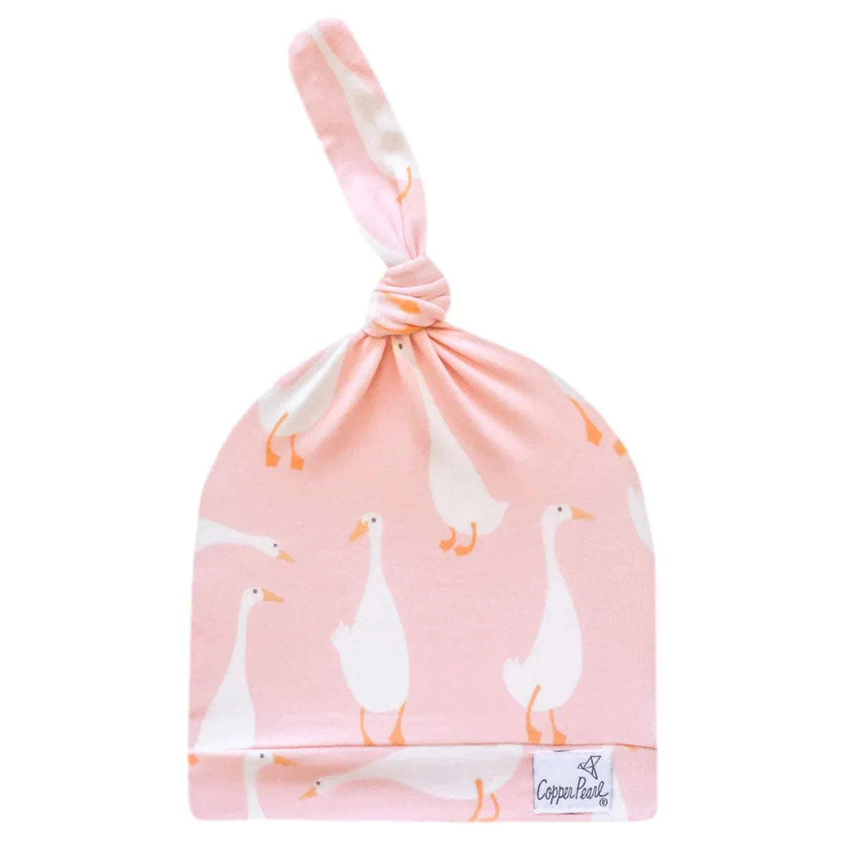 Copper Pearl Hat Goosie Top Knot Hat
