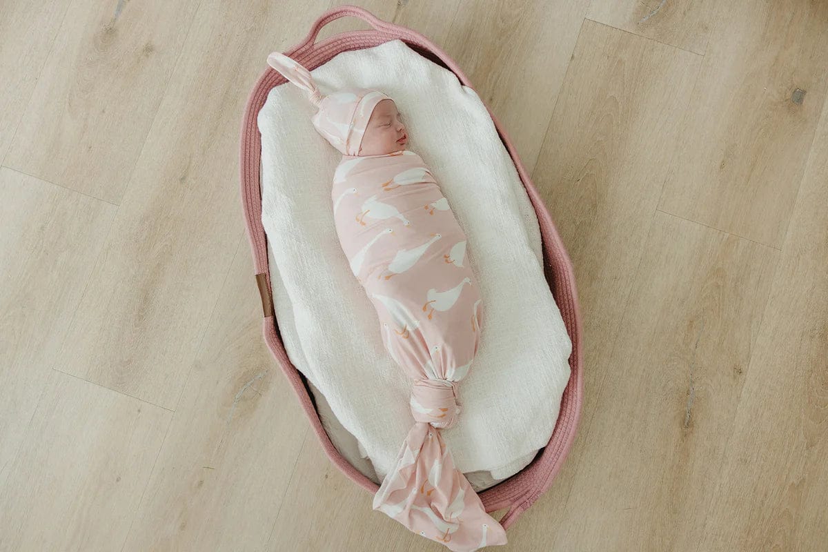 Copper Pearl Hat Goosie Top Knot Hat