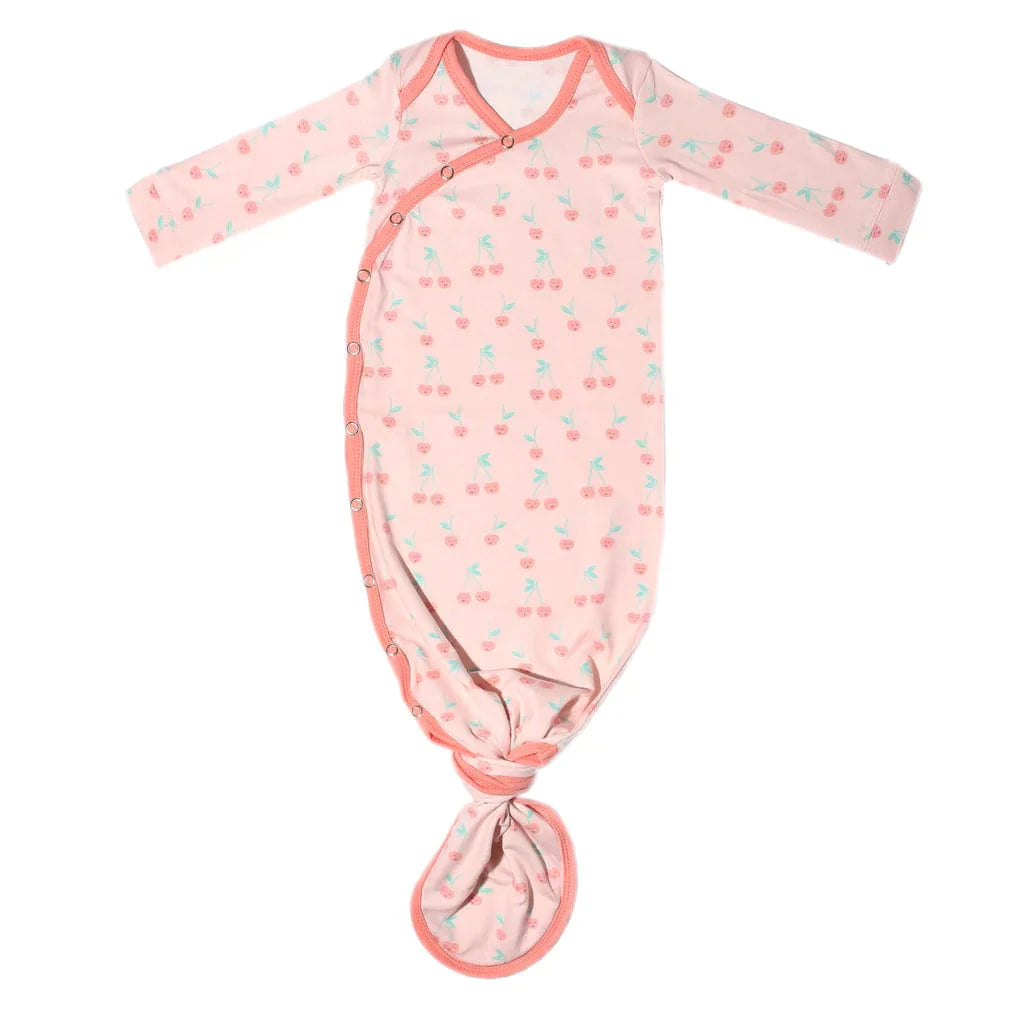Copper Pearl knotted gown Cheery Newborn Knotted Gown
