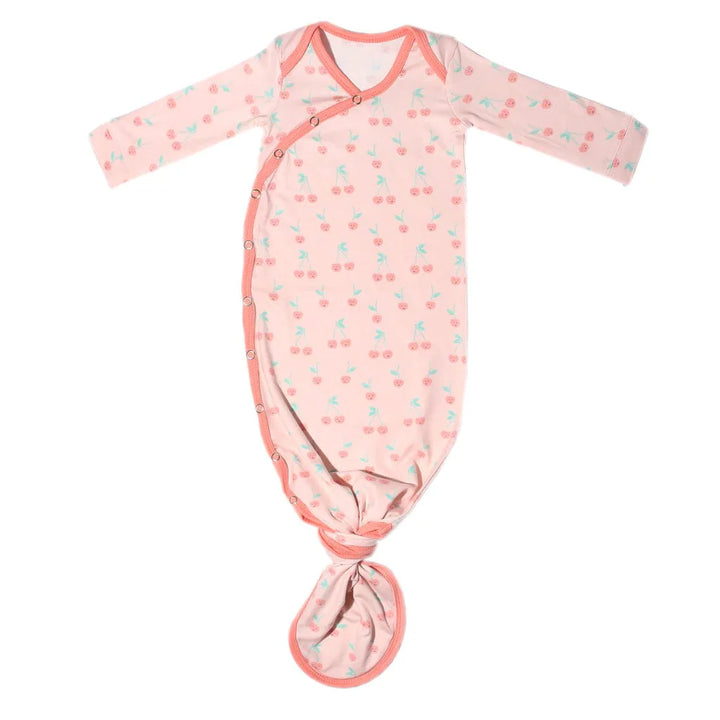 Copper Pearl knotted gown Cheery Newborn Knotted Gown