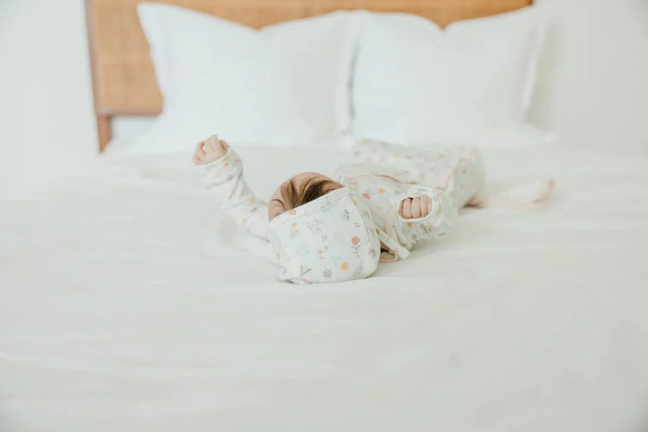 Copper Pearl Sleeping Mabel Newborn Knotted Gown