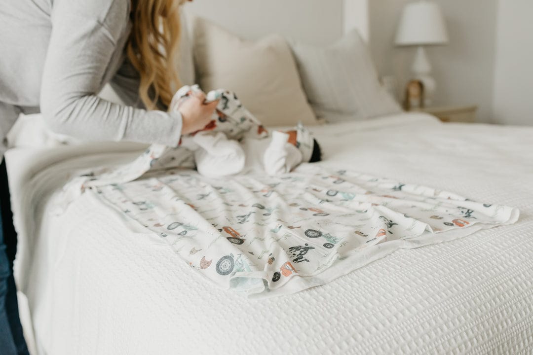 Copper Pearl Swaddle Jo Knit Blanket Single