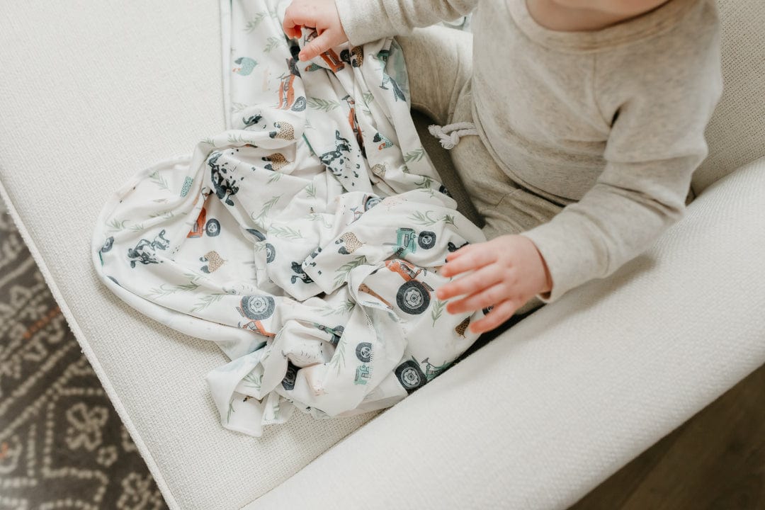 Copper Pearl Swaddle Jo Knit Blanket Single