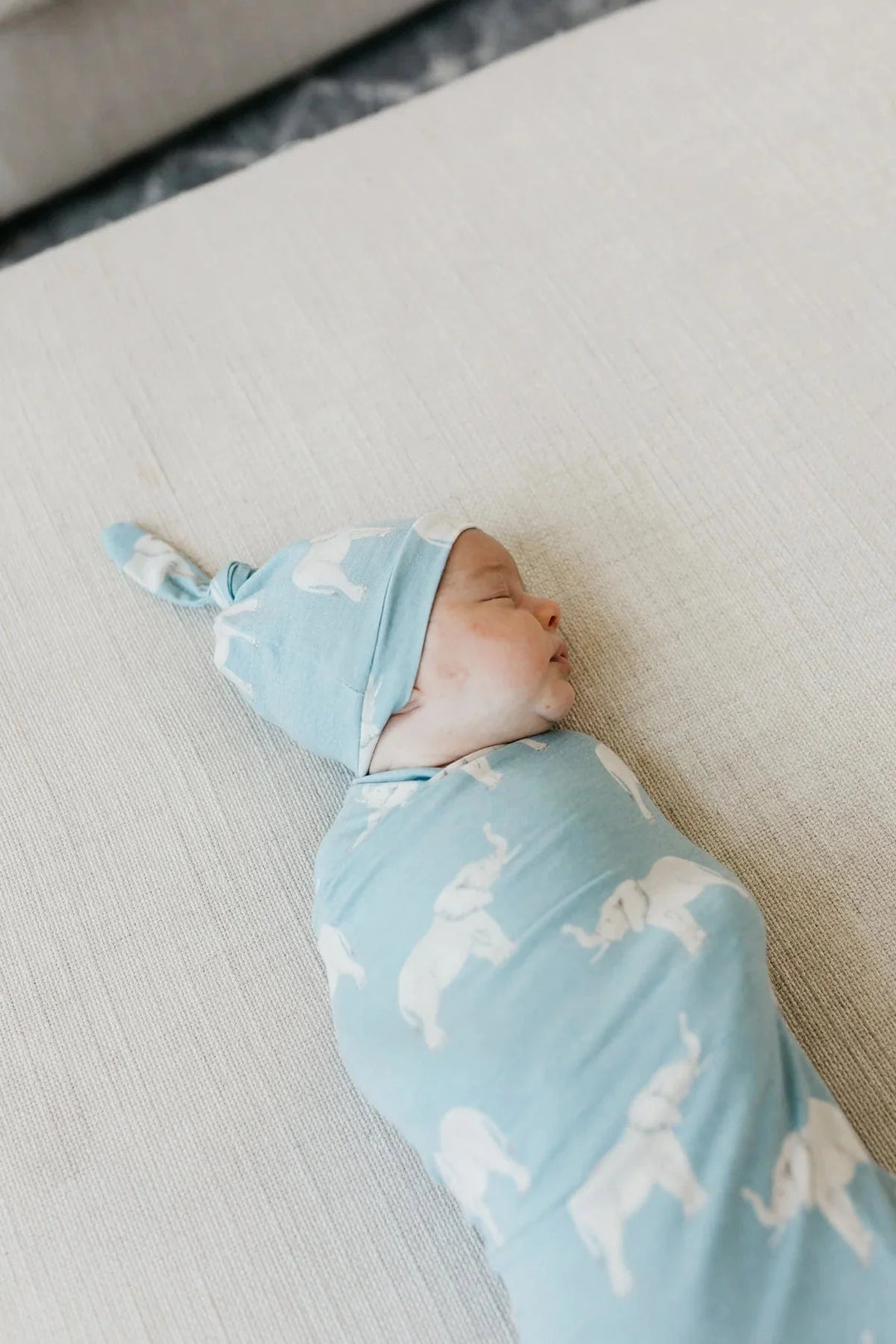 Copper Pearl Swaddle Peanut Knit Blanket Single