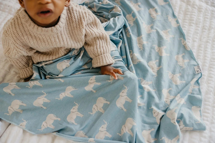 Copper Pearl Swaddle Peanut Knit Blanket Single