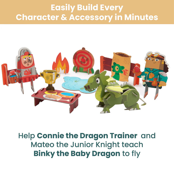 Curious Kindom Dragon Trainer Playset | Playper