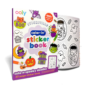 Stickiville Color-in' Sticker Book - Cute N Spooky Doodles | OOLY