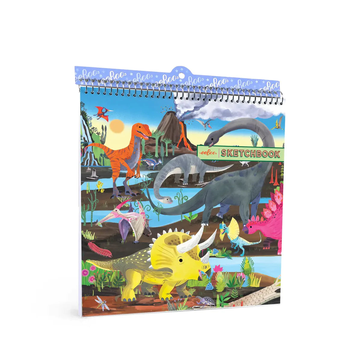 Dinosaur Square Sketchbook | eeBoo