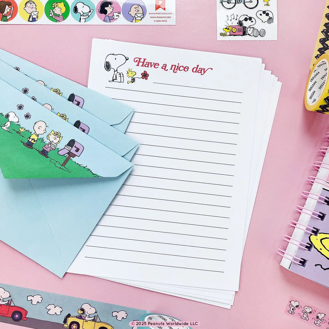 Peanuts Nice Day Letter Kit | Pipsticks