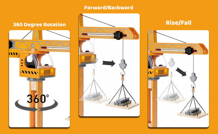 Playscapes Crane Lift Playset | Hape - LOCAL PICK UP ONLY