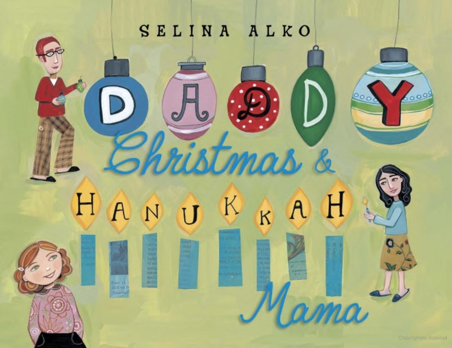 cover art of daddy christmas hanukkah mama