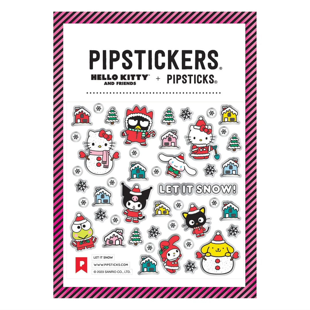 Hello Kitty and Friends Let It Snow Stickers | Pipsticks