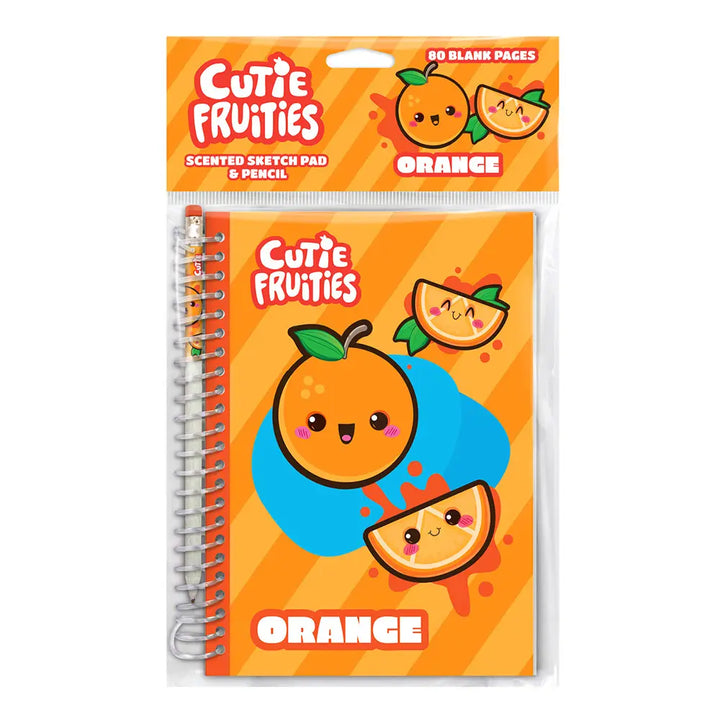Cutie Fruities Sketch Pad w/Smencil - Orange | ScentCo