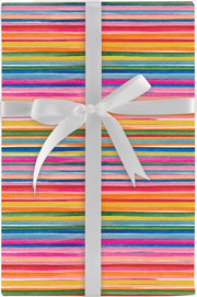 Design Design Party Birthday Menagerie - Striped Wrapping Paper Roll