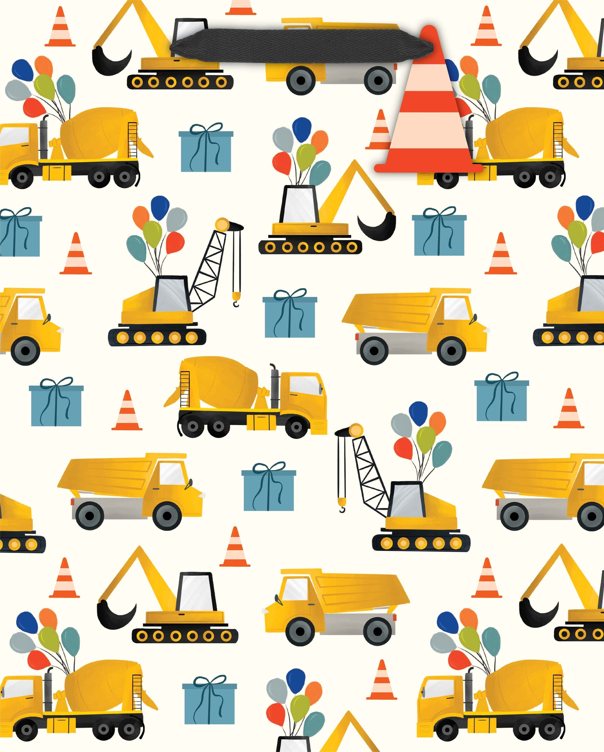Design Design Party Construction Celebration Large Tote Bag