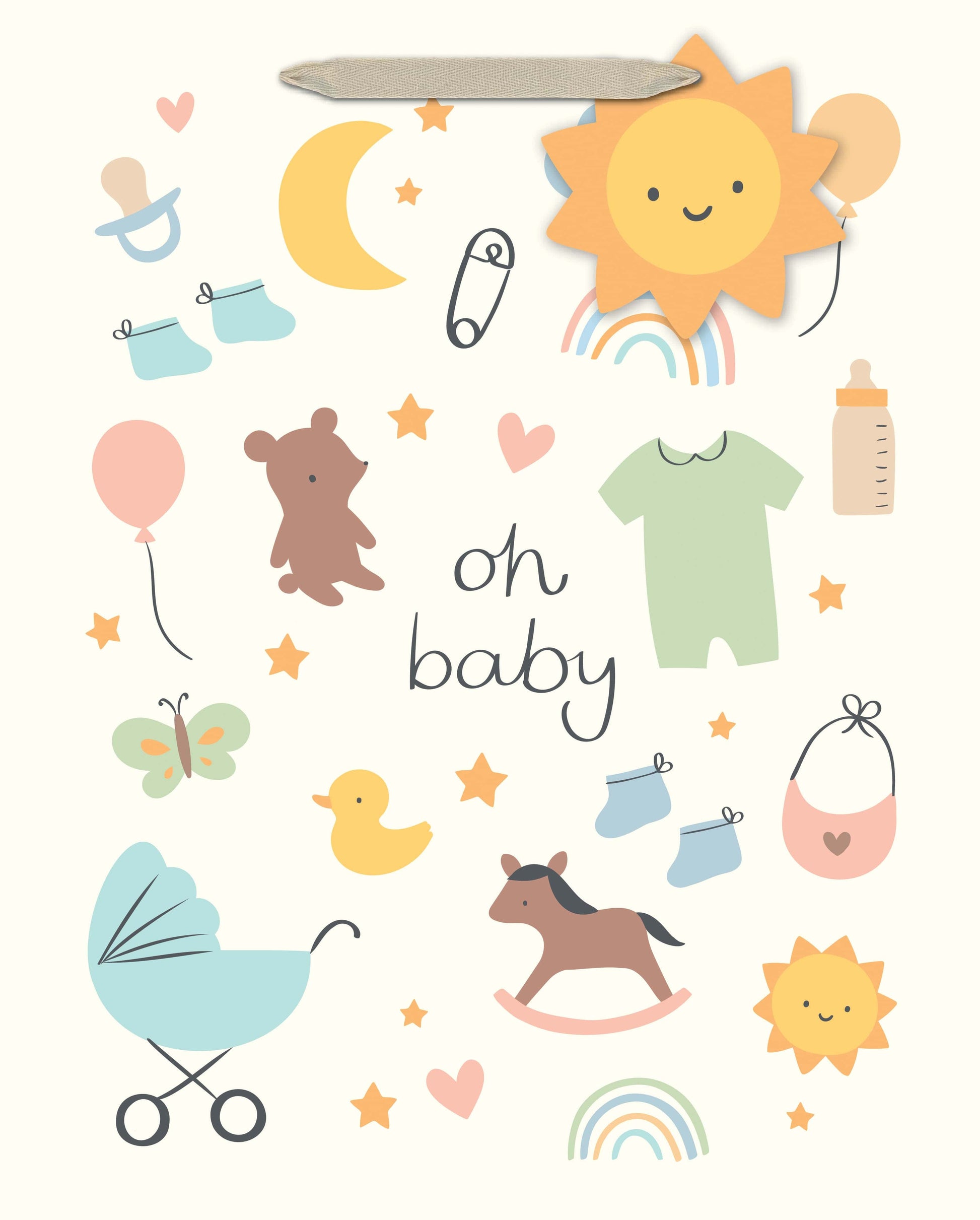 Design Design Party Oh Baby Large Tote Bag