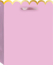 Design Design Party Simple Scallop-Tulip Pink Medium Tote Bag