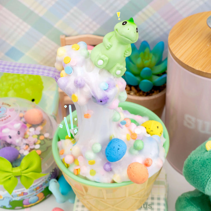 Dino Cereal Crunchy Slime | Kawaii Slime Company