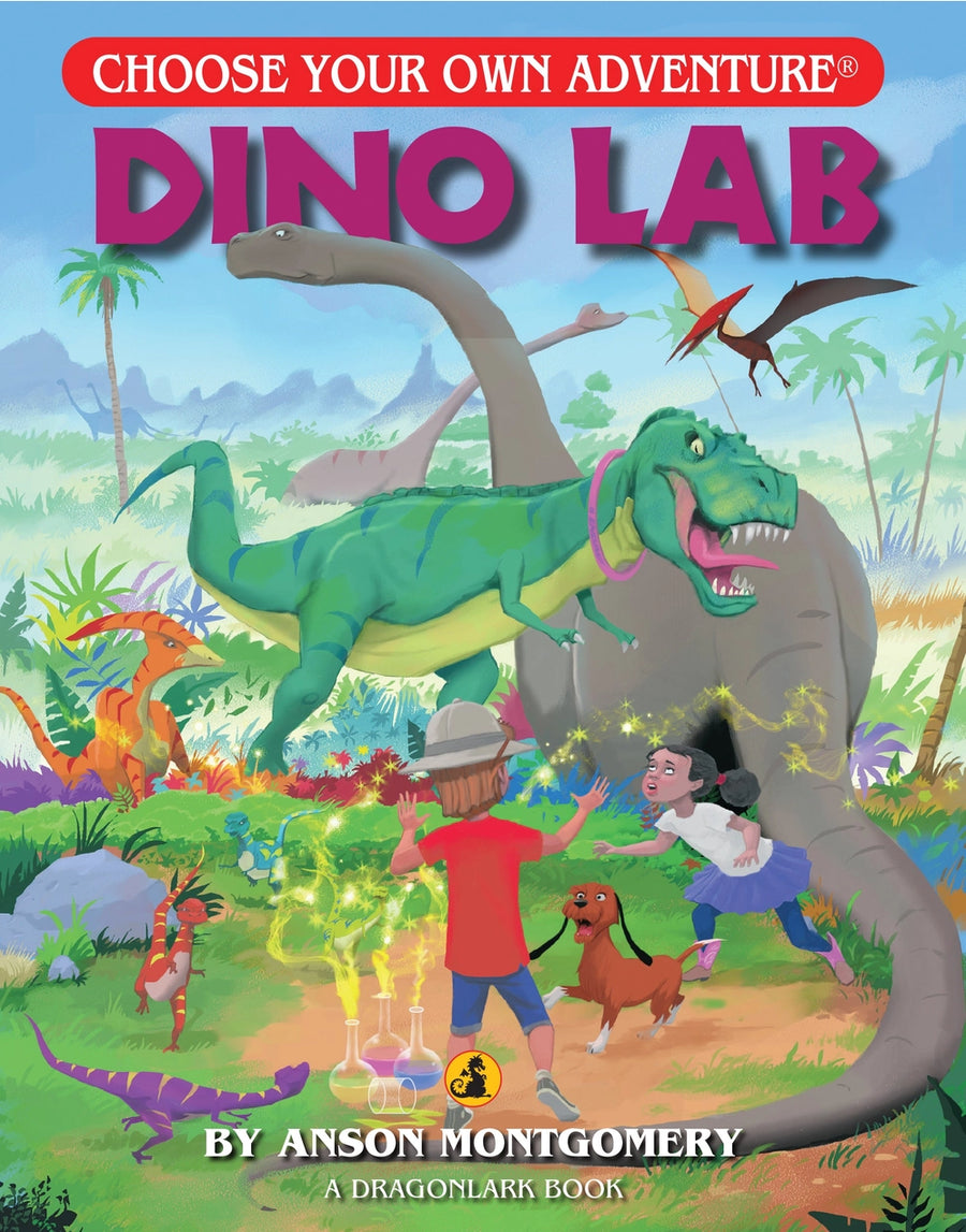 cover art of dino lab