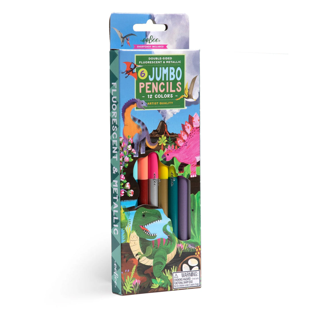 cover art of dinosaur jumbo pencils