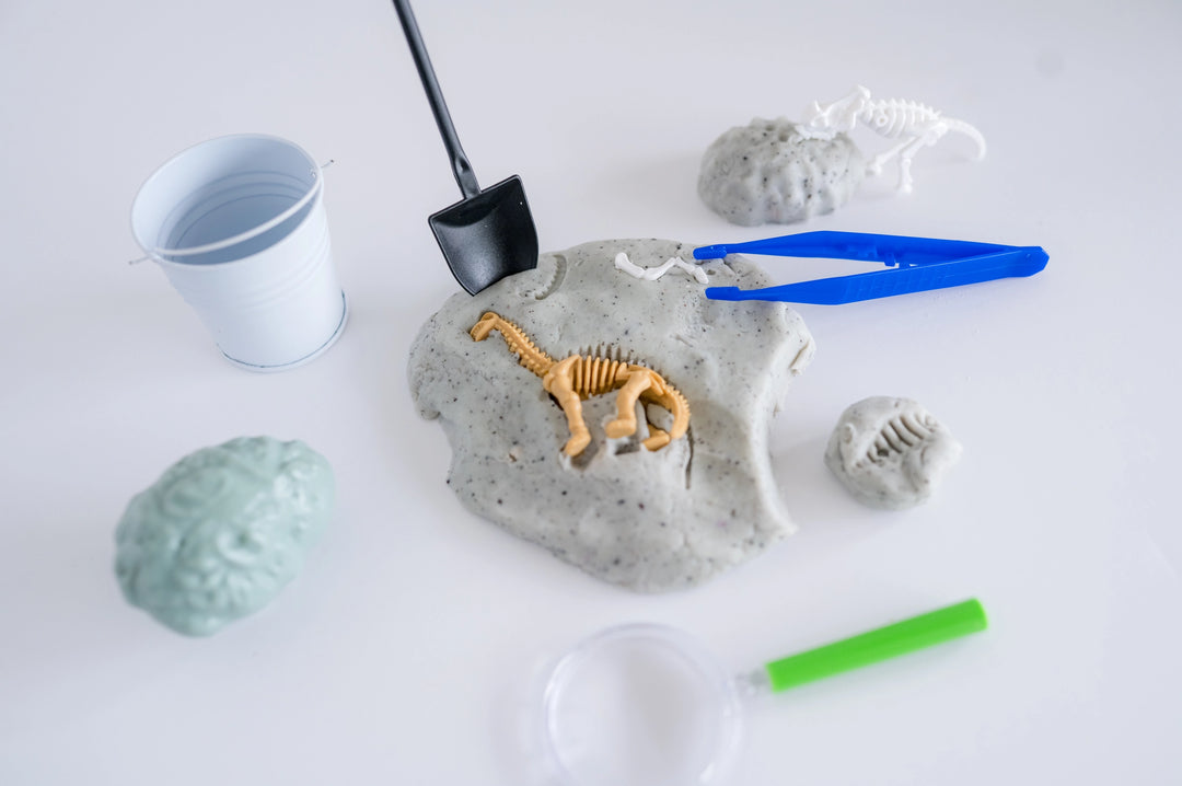 Dinosaur Fossil Dig Play Dough Kit | EarthGrown KidDough