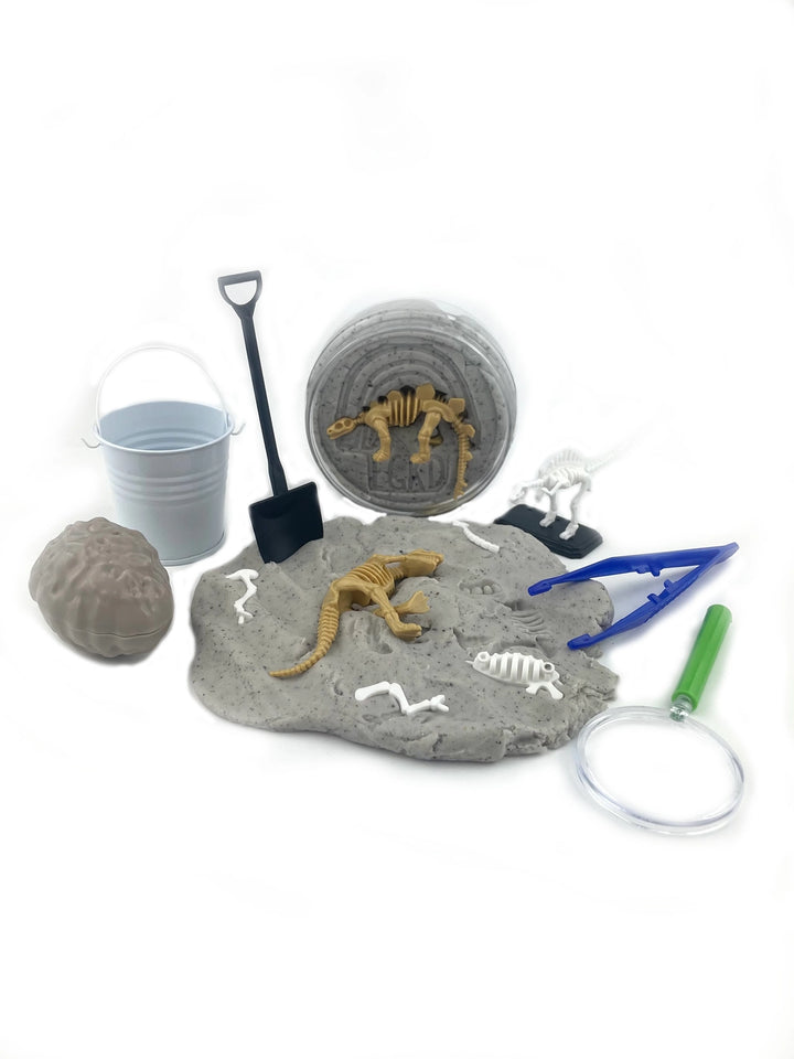 Dinosaur Fossil Dig Play Dough Kit | EarthGrown KidDough