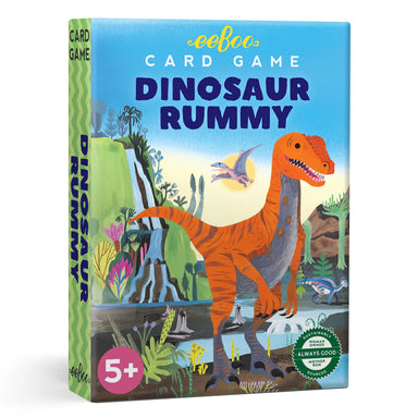 cover art of dinosaur rummy box