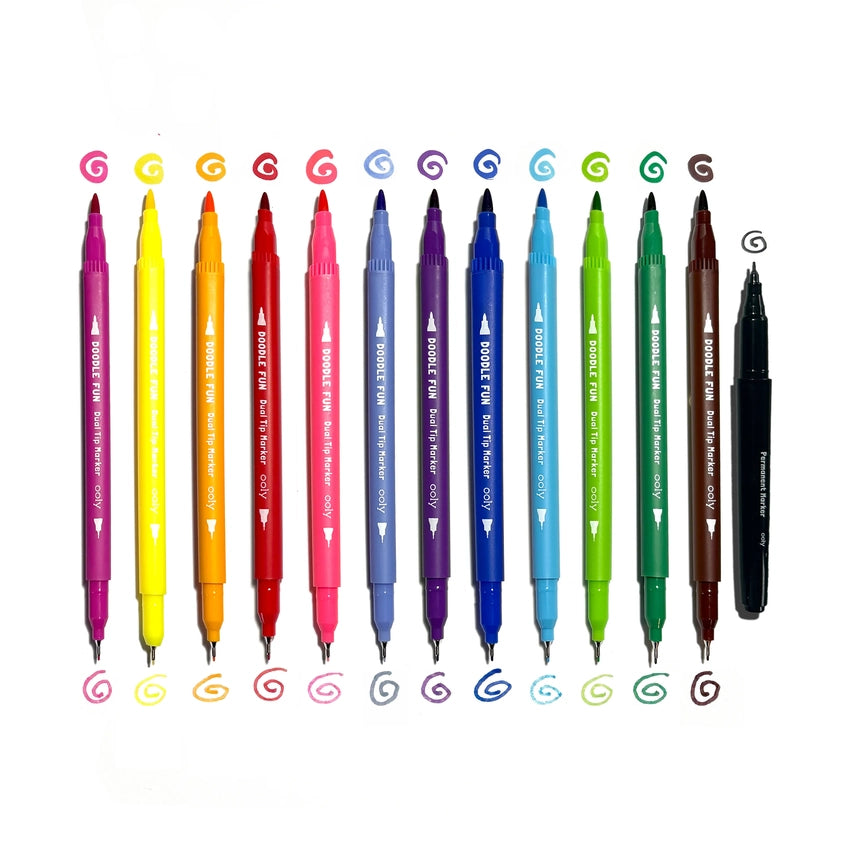 Doodle Fun: Draw & Color Activity Kit - Set of 17 | OOLY - LOCAL PICK UP ONLY