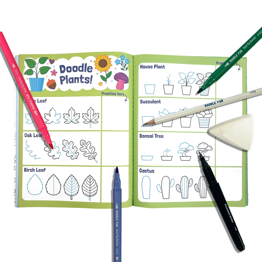 Doodle Fun: Draw & Color Activity Kit - Set of 17 | OOLY - LOCAL PICK UP ONLY