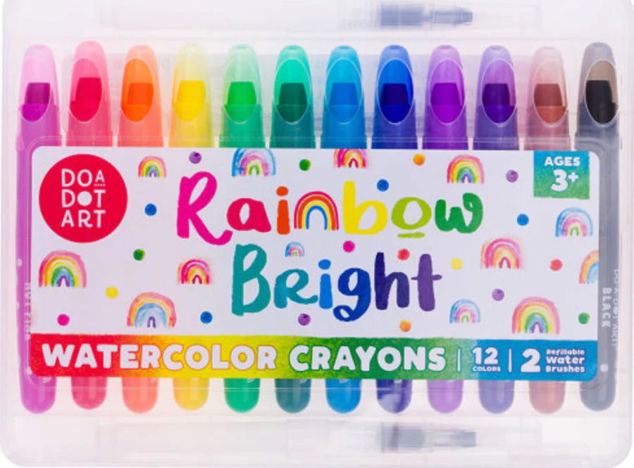 Rainbow Bright Watercolor Crayons | Do A Dot