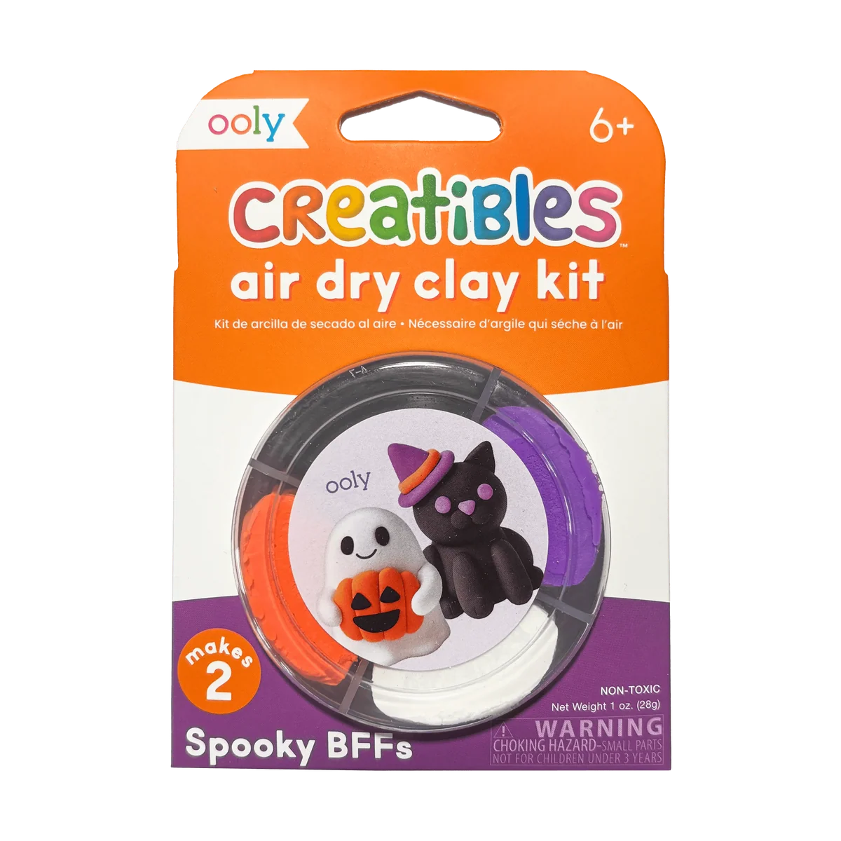 Creatibles Mini Air Dry Clay - Spooky BFFs - 2 Designs | OOLY