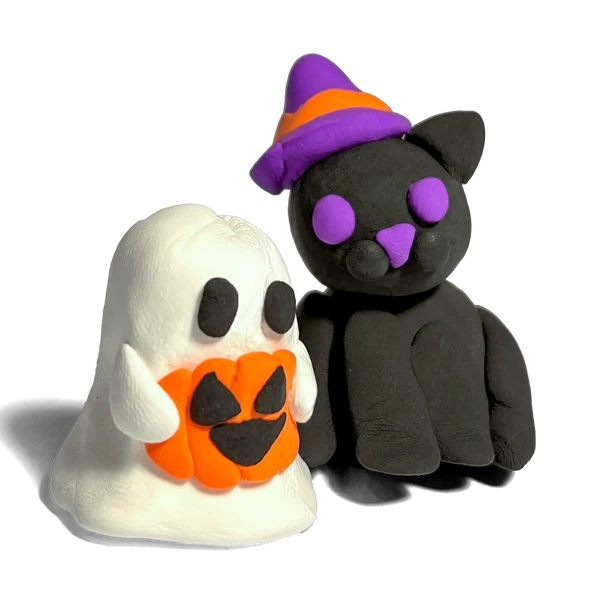 Creatibles Mini Air Dry Clay - Spooky BFFs - 2 Designs | OOLY