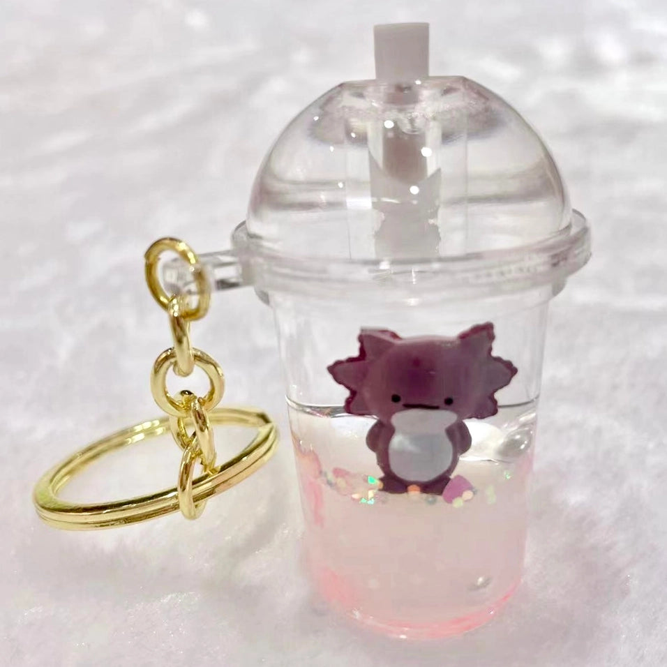 Axolotl Floaty Key Charm