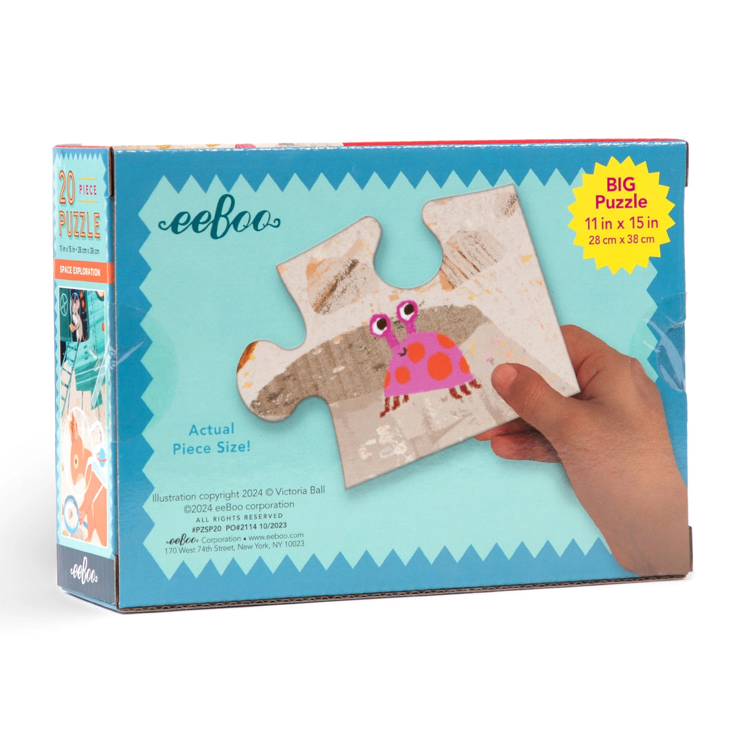 Space Exploration 20 Piece Puzzle | eeBoo