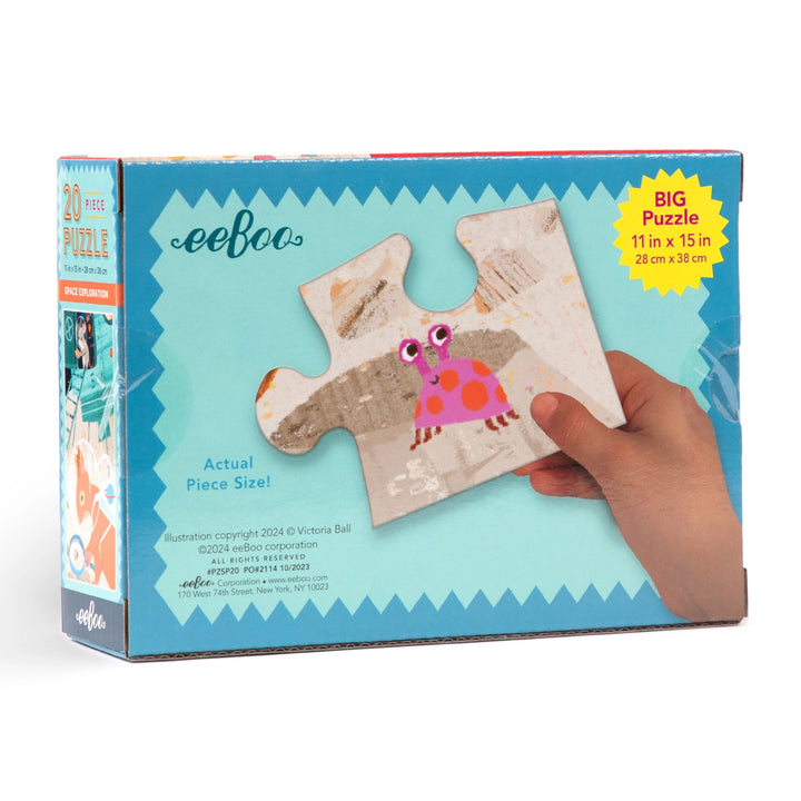 Space Exploration 20 Piece Puzzle | eeBoo