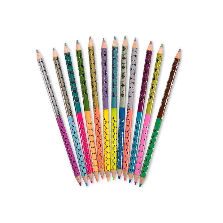 Magical Creatures 12 Double-Sided Special Pencils | eeBoo