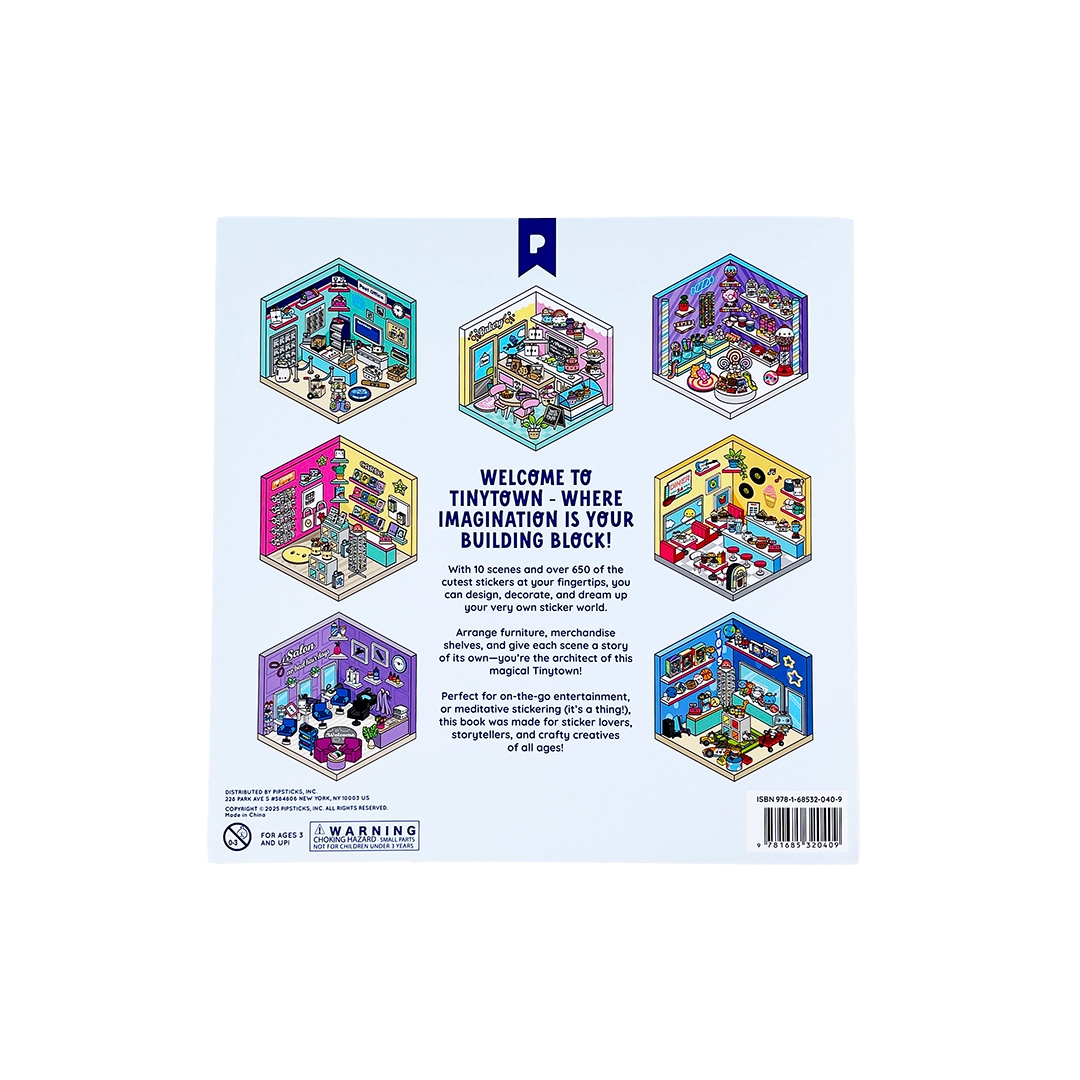 Tinytown Sticker Book | Pipsticks
