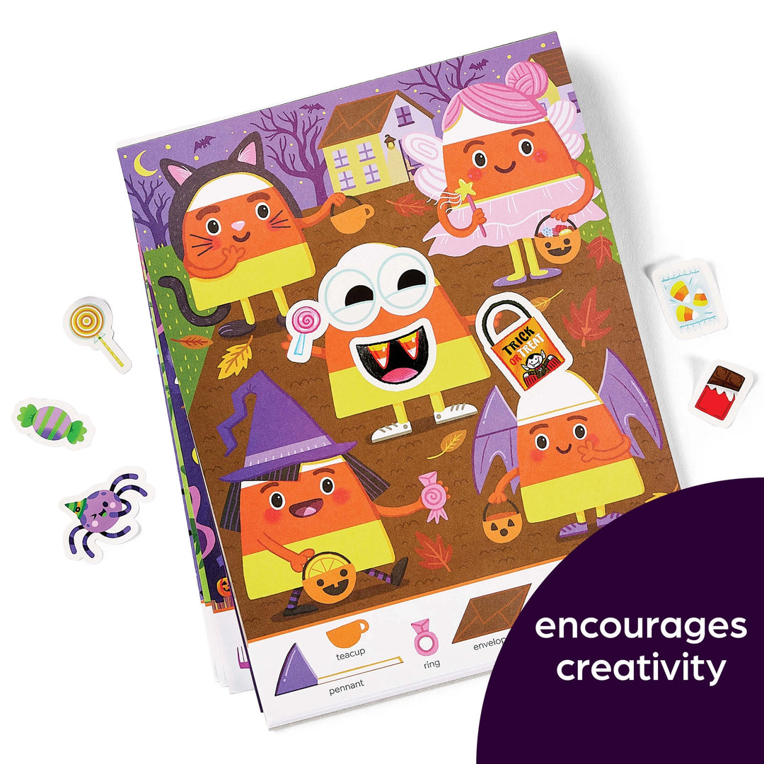 Hidden Pictures Sticker Faces: Halloween | Highlights