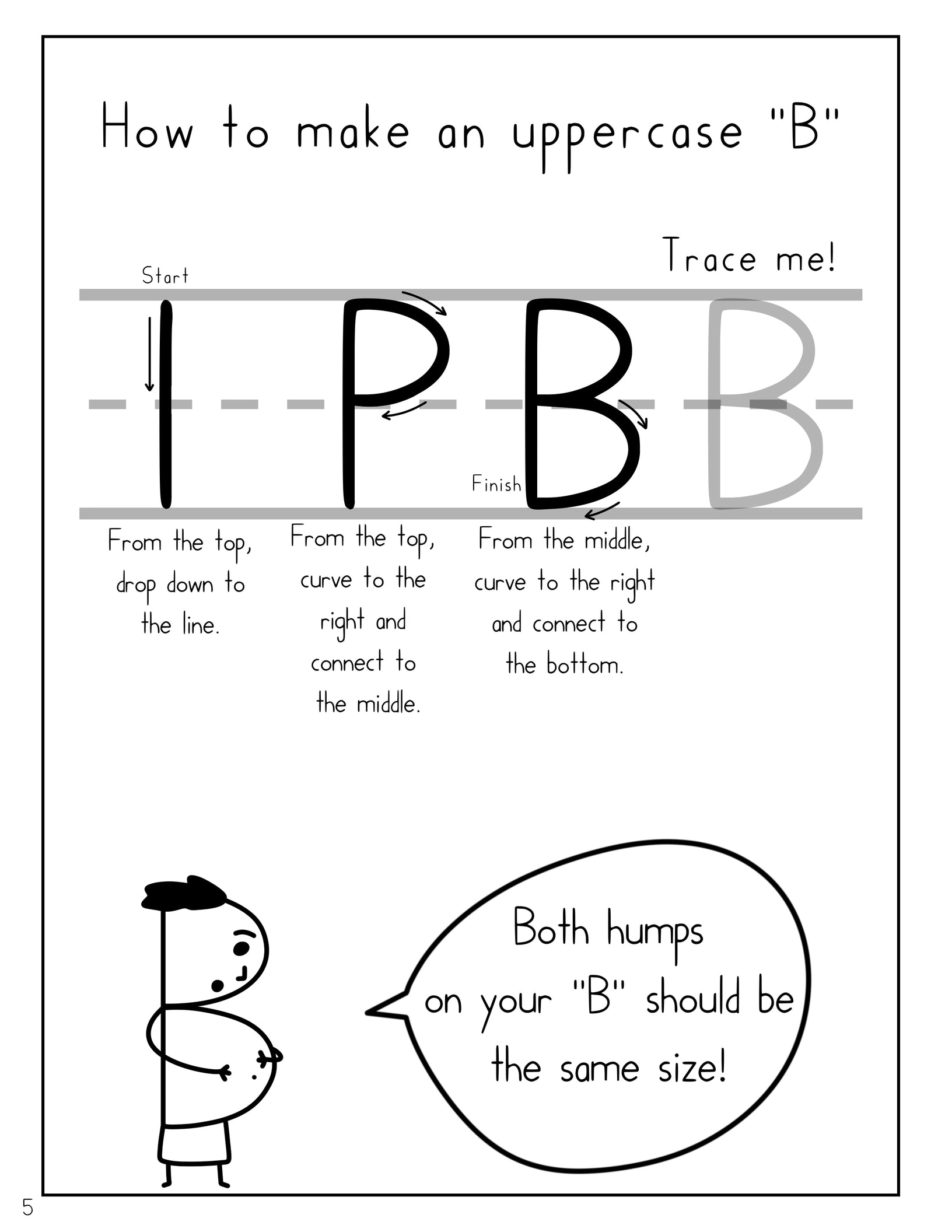 Doodles Helps Handwriting | Uppercase Letters