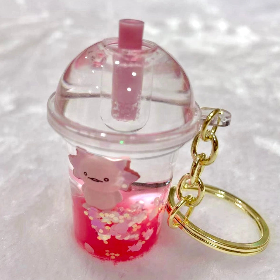 Axolotl Floaty Key Charm