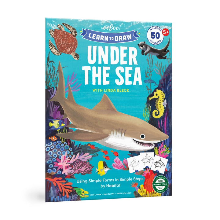 Learn To Draw Under the Sea with Stickers | eeBoo