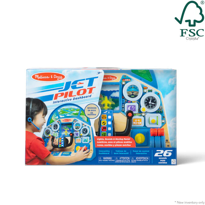 Jet Pilot Interactive Dashboard | Melissa & Doug - LOCAL PICK UP ONLY