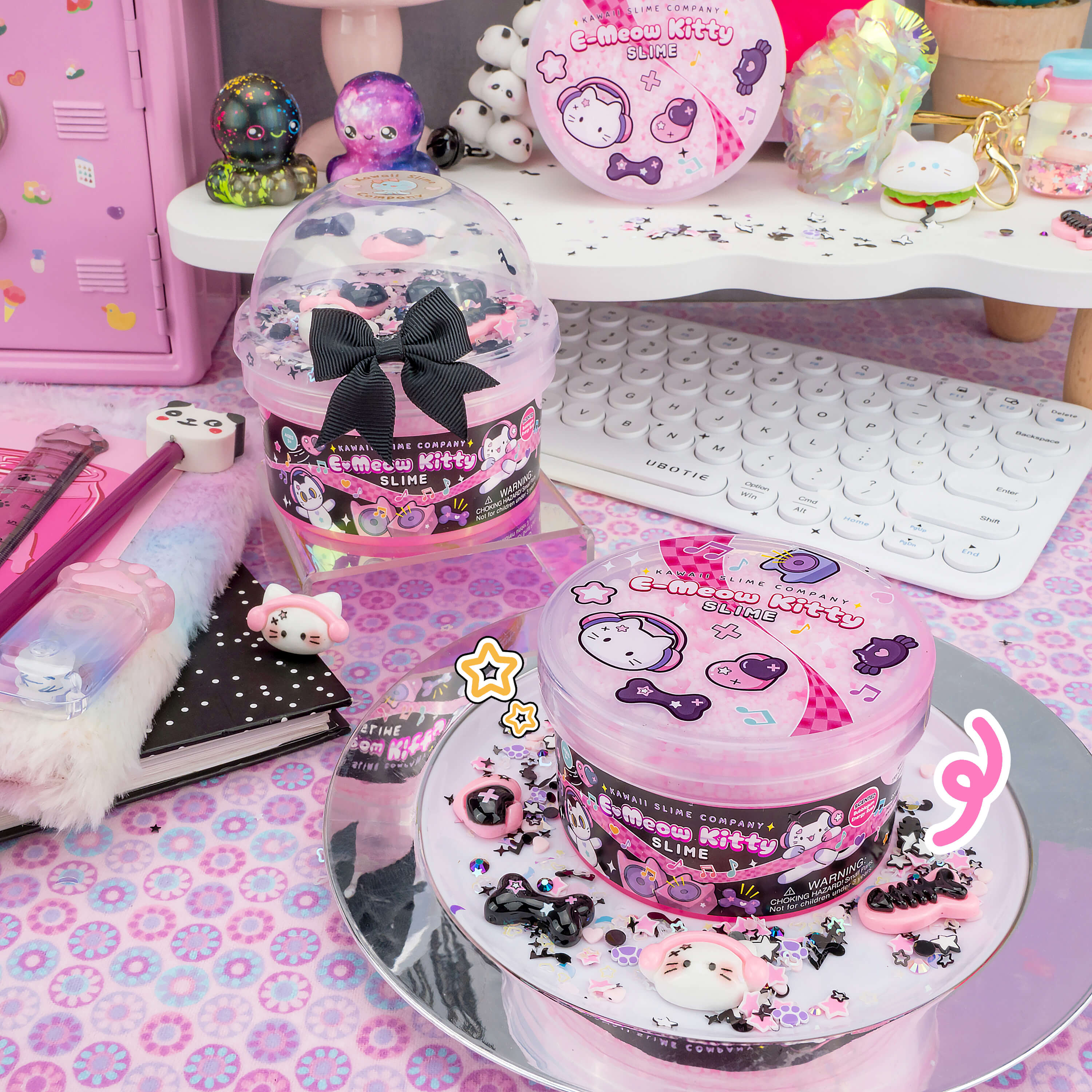 E-Meow Kitty Signature Dome™ Slime  | Kawaii Slime Company