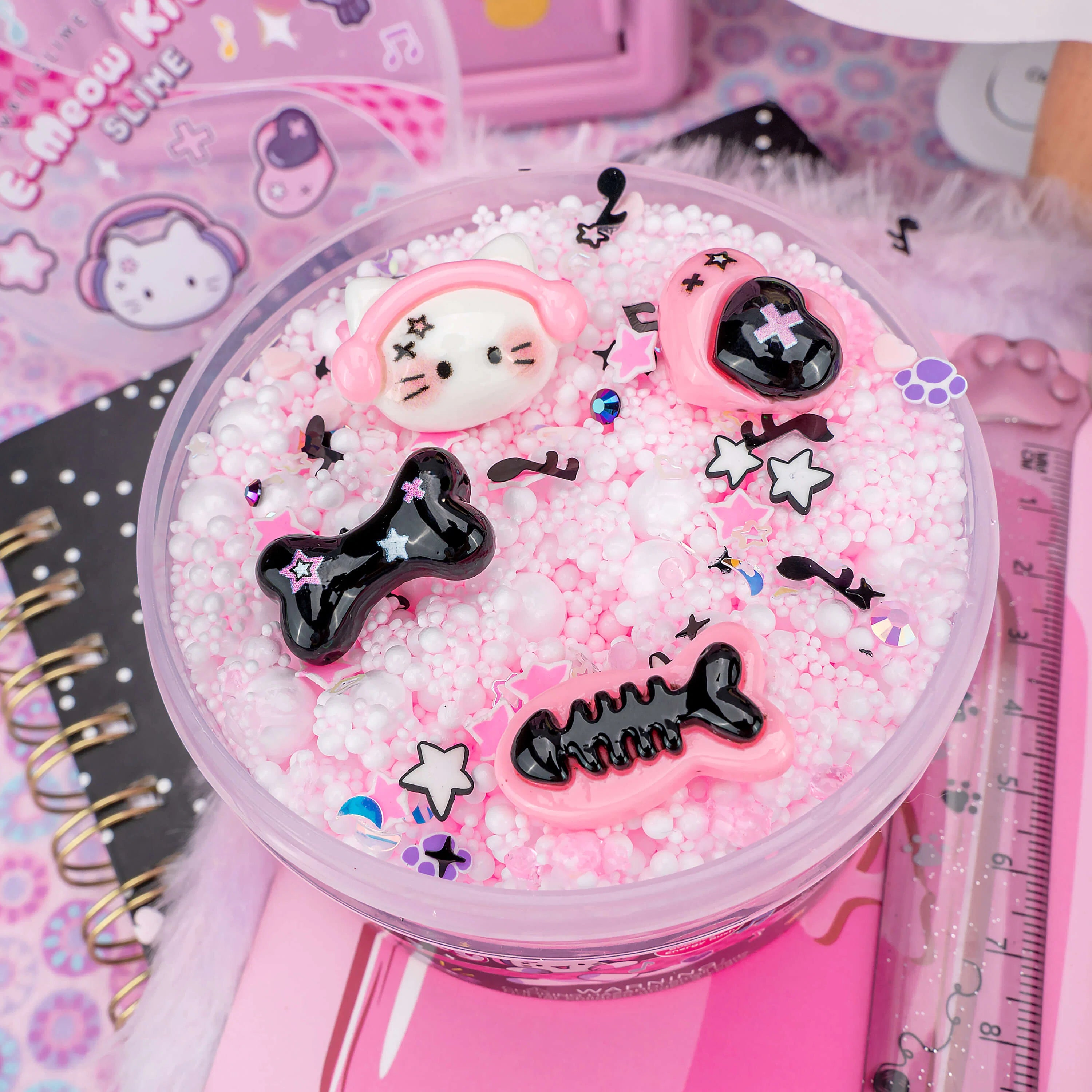E-Meow Kitty Signature Dome™ Slime  | Kawaii Slime Company
