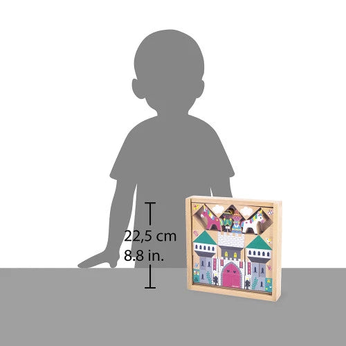 Enchanted Kingdom Wooden Blocks Set - 37 pc - Cross Roads | Janod