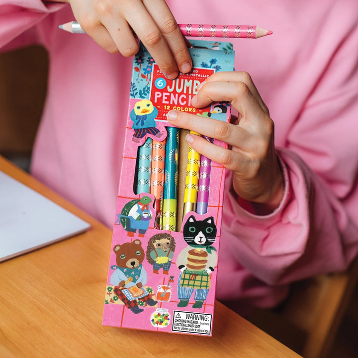 Sweet Celebration 6 Jumbo Special Color Pencils | eeBoo